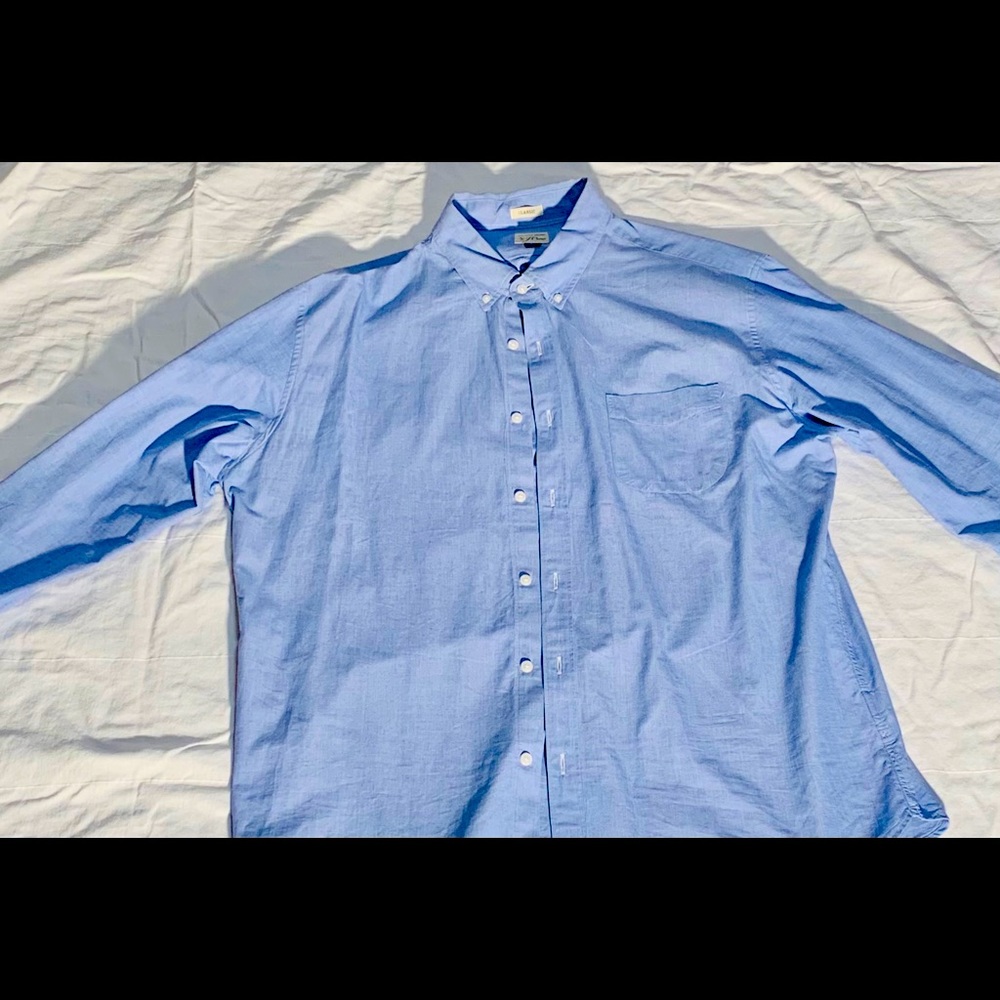 JCrew classic fit Pima cotton Oxford shirt
